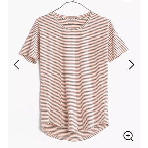 Madewell Whisper Sacramento Stripe Crew Neck Tee